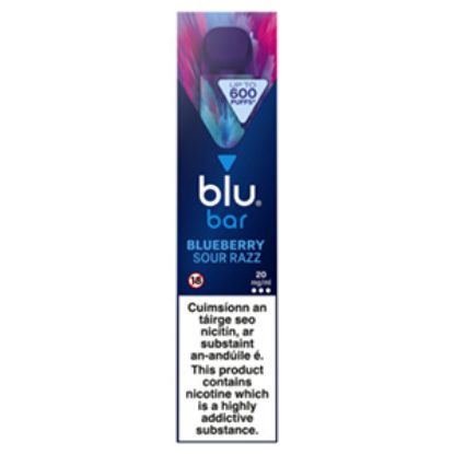 Picture of Blu Bar Vape Blue Sour Raspberry Ice 20mg x10